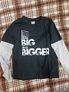 Лонгслив "BiGger" Чёрный арт. дк69чй
